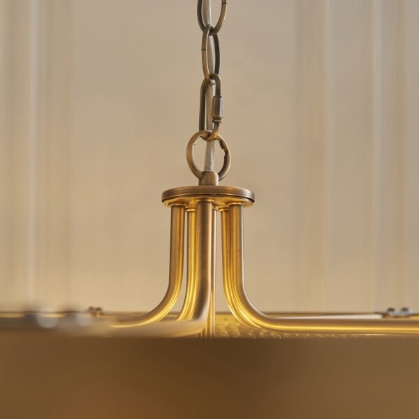 Endon 119110 - Lampadario a catena CLERMONT 5xE14/6W/230V ottone