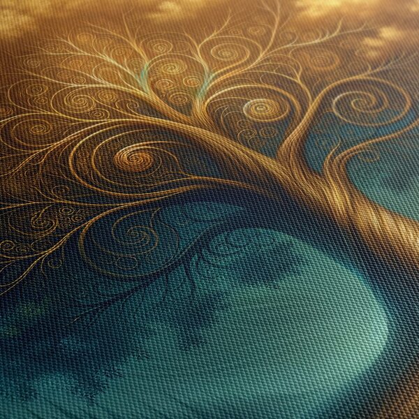 Quadro su tela – Albero della vita magico di notte