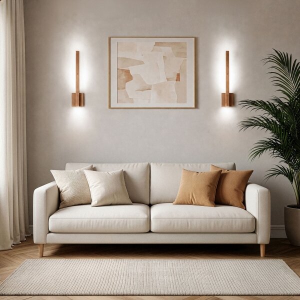 BRILAGI - LED Lampada da parete GARDALINE LED/90W/230V 60 cm rovere