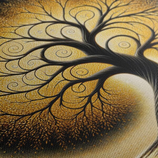 Quadro su tela – Albero della vita in oro