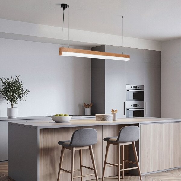 BRILAGI - Lampadario LED su cavo GARDALINE LED/100W/230V rovere