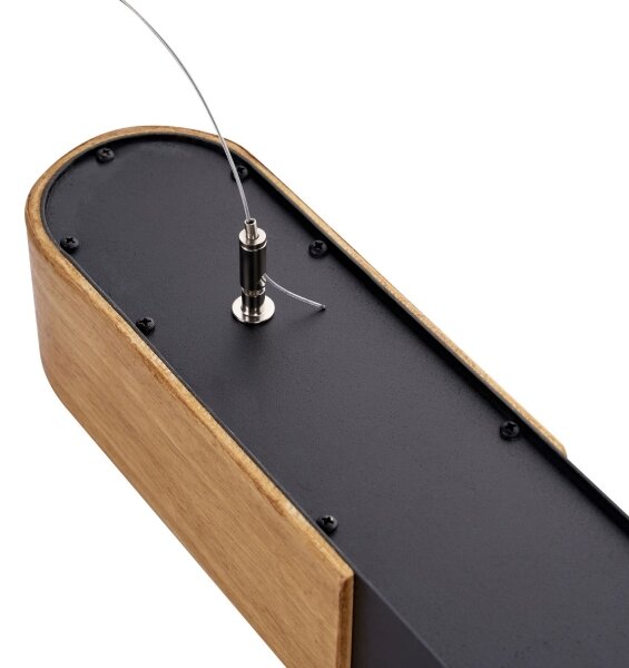 BRILAGI - LED Lampada a sospensione su cavo GARDALINE LED/100W/230V rovere/nero