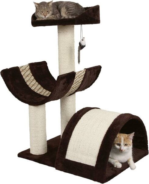 Kerbl SAFARI XL tiragraffi 46x59x83 marrone scuro con bordo