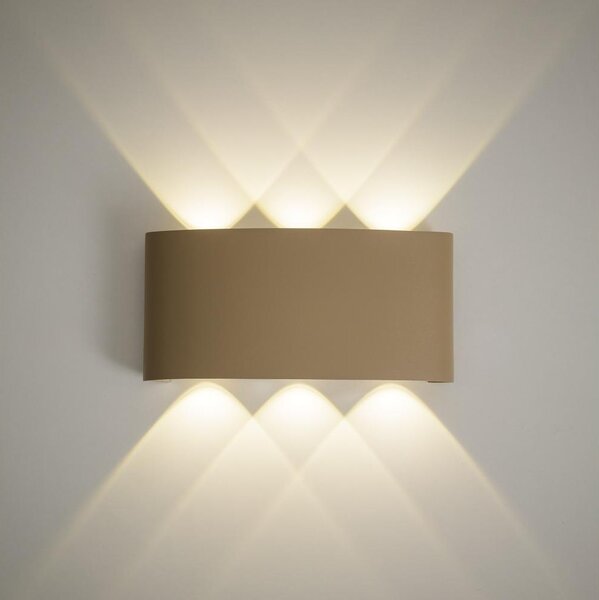 Applique da esterno LED ARROW LED/6W/230V IP54 beige