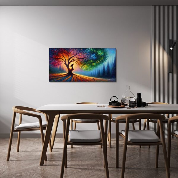 Quadro su tela – Armonia cromatica dell'albero della vita