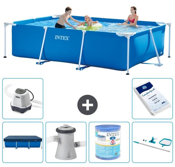 Piscina fuori terra rettangolare - 300x200x75 cm - 7 pezzi - Modello S30170