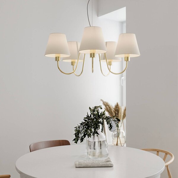 By Rydéns Lampadario a soffitto Lynx, dimmerabile, Ottone / Oro, Soggiorno / Sala da pranzo, Metallo, Lampadario