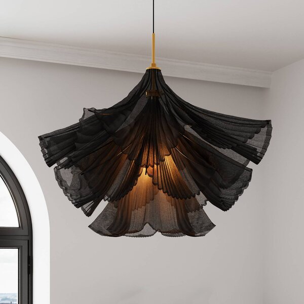 By Rydéns Lampada a sospensione Juliette, dimmerabile, Nero, Soggiorno / Sala da pranzo, Metallo, Design, Lampada a sospensione