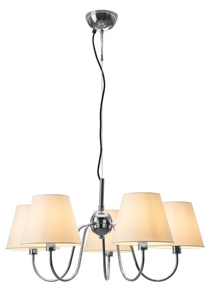By Rydéns Lampadario a soffitto Lynx, dimmerabile, Cromo / Argento, Soggiorno / Sala da pranzo, Metallo, Lampadario