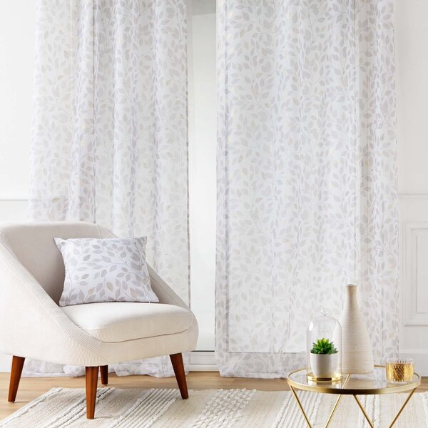 Tenda sottile bianca in voile 140x240 cm Duchesse – douceur d'intérieur