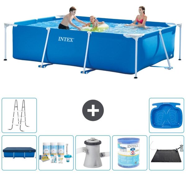 Piscina fuori terra rettangolare - 300x200x75 cm - 8 pezzi - Modello S40164