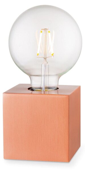 Home Sweet Home lampada da tavolo Dry Quadrata - rame - 8,5/8,5/8,5 cm
