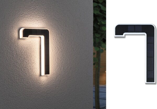 Paulmann Solar LED numero civico numero 7