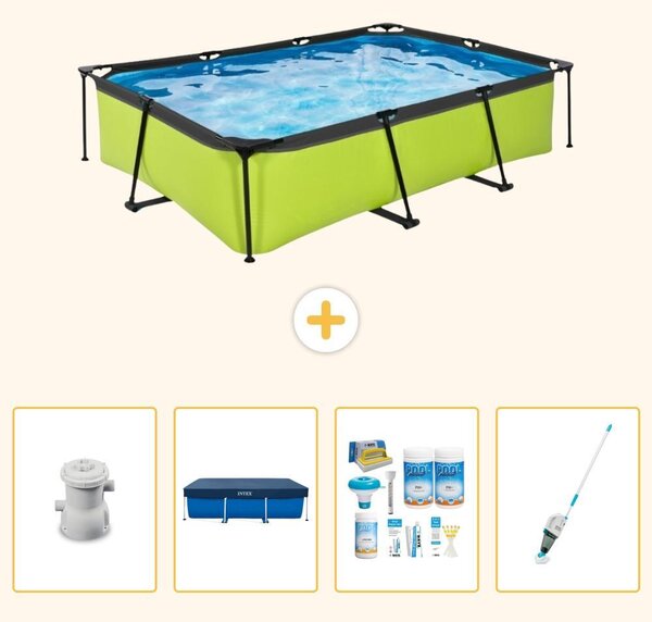 Piscina fuori terra rettangolare - 300x200x65 cm - 5 pezzi - Modello SCB5