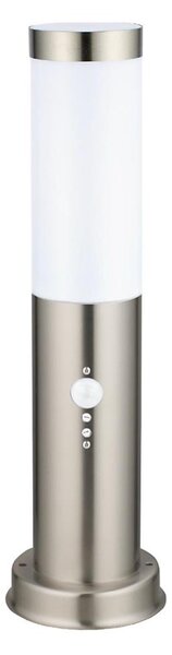 Brilagi - Lampada da esterno con sensore NOVA 1xE27/15W/230V 40 cm IP44 cromo opaco