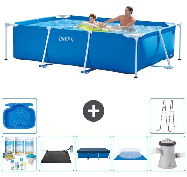 Piscina fuori terra rettangolare - 260x160x65 cm - 8 pezzi - Modello S21117