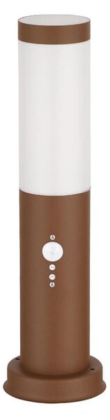 Brilagi - Lampada da esterno con sensore NOVA 1xE27/15W/230V 40 cm IP44 marrone