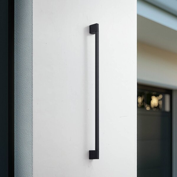 Applique da esterni a LED Neano Lindby, Nero, Alluminio, Moderno, Applique LED da esterni