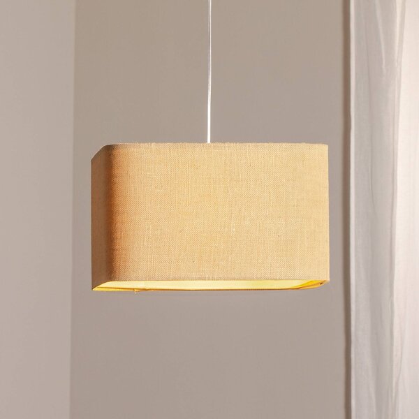 Lampada a sospensione Kwadro Maco Design, dimmerabile, Soggiorno / Sala da pranzo, Tessuto / Stoffa / Seta, Lampada a sospensione