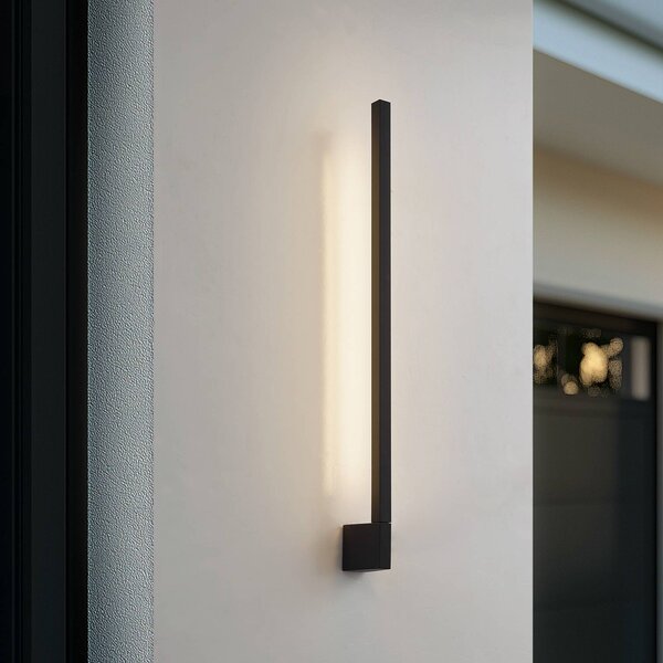 Applique da esterni a LED Neano Lindby, Nero, Alluminio, Moderno, Applique LED da esterni