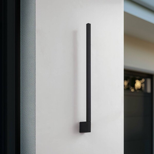 Applique da esterni a LED Neano Lindby, Nero, Alluminio, Moderno, Applique LED da esterni