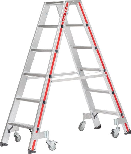 Scaletta Hymer con rotelle 2x4 gradini