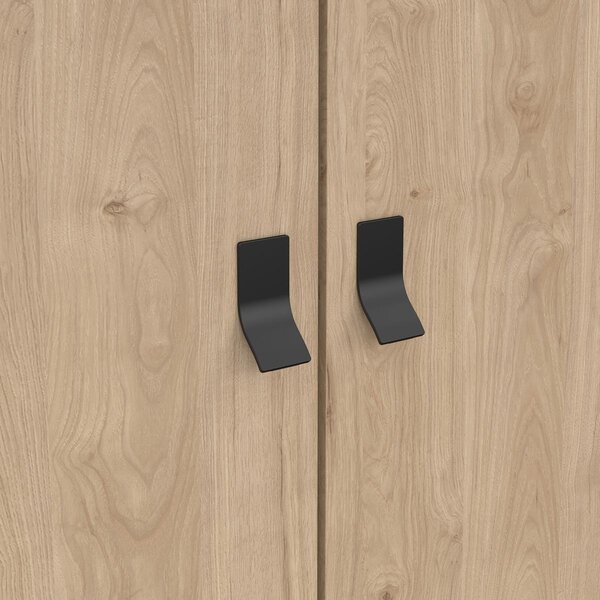 Comò da camera - RY - Rovere Jackson Hickory - 3 ante - 3 cassetti - 150,2 x 60,1 x 200,4 cm