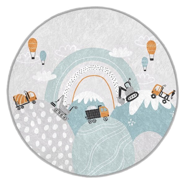 Tappeto per bambini lavabile ø120 cm Snowy Hills – Mila Home