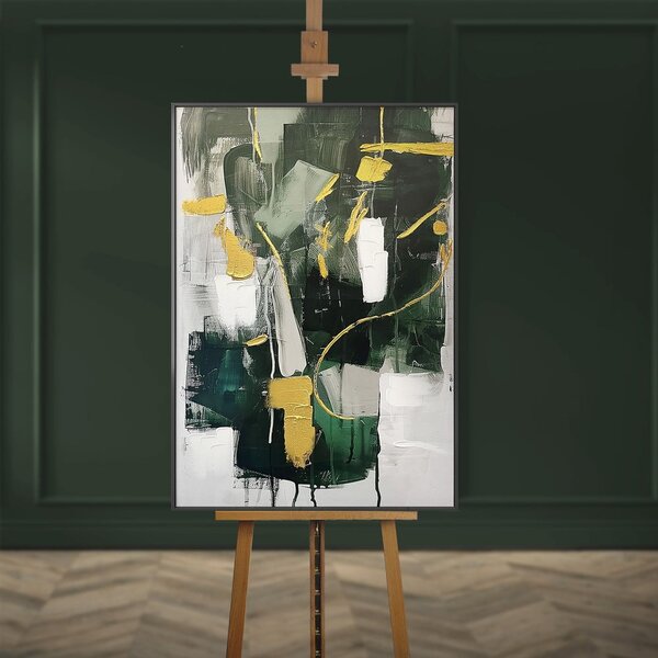 Quadro con elementi dipinti a mano 70x100 cm For – Styler