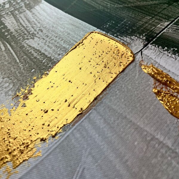 Quadro con elementi dipinti a mano 70x100 cm For – Styler