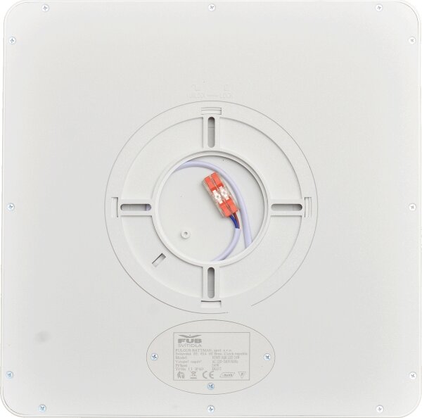 Fulgur s-43102 - Plafoniera LED NOMY, 24 W, 230 V, CCT, IP40, 30 x 30 cm, bianca