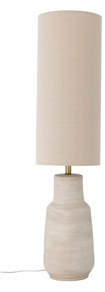 Lampada da terra color crema con paralume in tessuto (altezza 113 cm) Linetta - Bloomingville