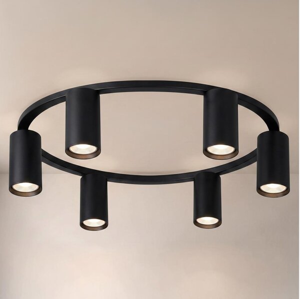 Brilagi - Lampada da soffitto SELE 6xGU10/30W/230V nera