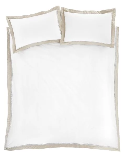 Biancheria da letto in cotone bianco per letto matrimoniale 200x200 cm Oxford Lace - Bianca