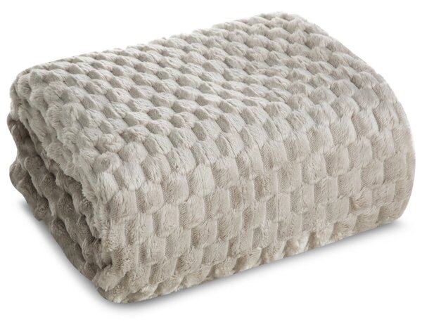 Coperta Cindy6 con effetto 3D beige
