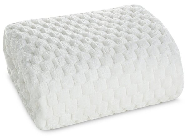 Coperta Cindy6 con effetto 3D bianca