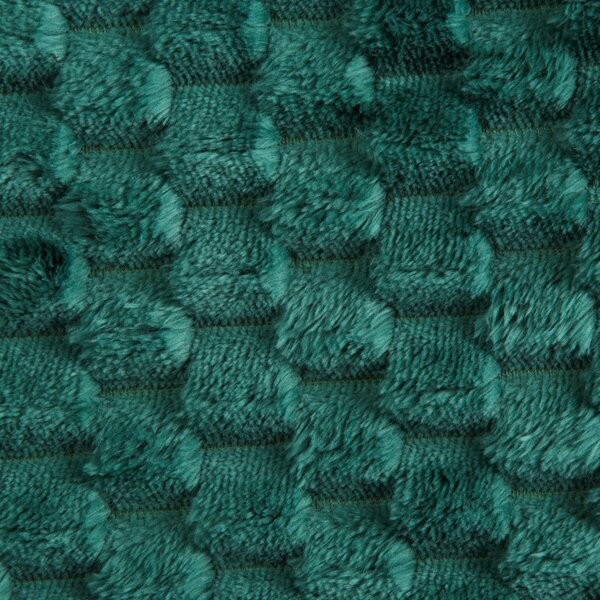 Coperta Cindy6 con effetto 3D verde bottiglia