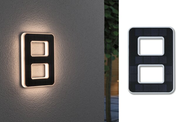 Paulmann Solar LED numero civico numero 8