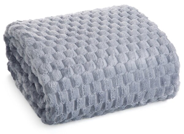 Coperta Cindy6 con effetto 3D grigio chiaro