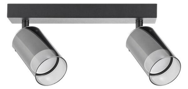 Zuma Line 2211BD-2-BK - Faretto REN 2xGU10/50W/230V nero/grigio