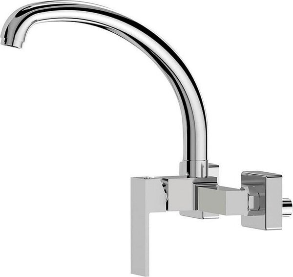 Miscelatore monocomando per lavello. bocca alta. Miscelatore da incasso mod. getaria edm