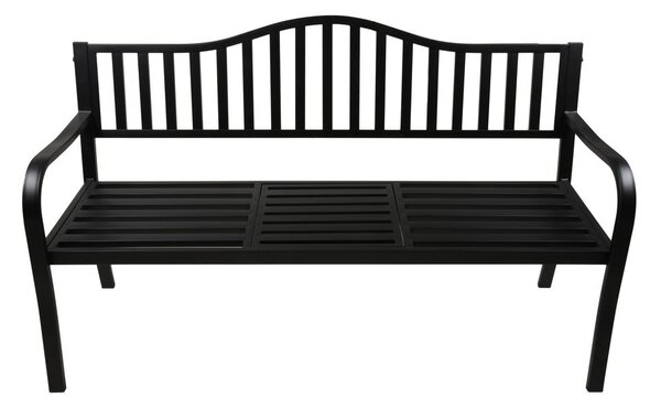 Panchina da giardino in metallo nero Segula - Garden Pleasure