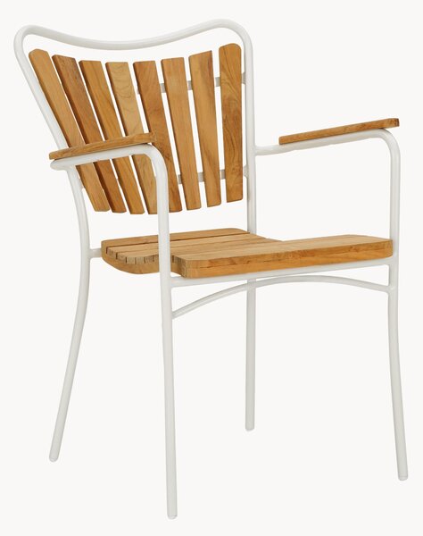 Sedie da giardino in legno di teak Ellen 2 pz