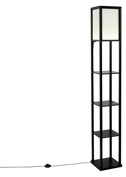 Lampada da terra design bianco e nero con LED integrati - Nea