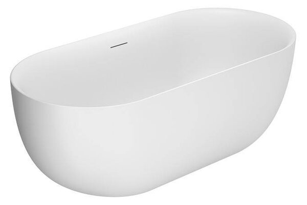 Vasca da bagno centro stanza 170 cm acrilico bianco opaco | KD1500 - KAMALU