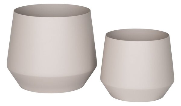 Set di coprivaso in metallo 2 pz ø 25 cm Trofa - House Nordic
