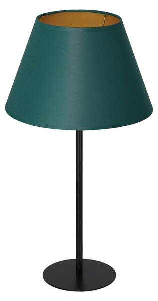 Euluna Lampada da tavolo Soho, cono alta 56cm verde/oro