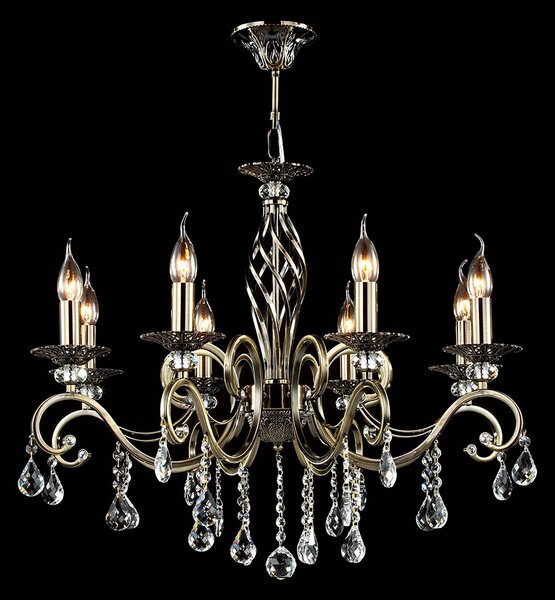 Maytoni Lampadario a soffitto Grace, dimmerabile, Ottone / Oro, Soggiorno / Sala da pranzo, Metallo, Lampadario