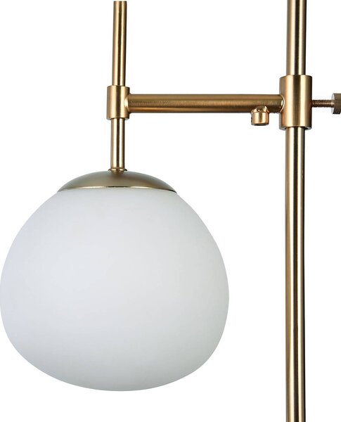 Maytoni Erich piantana 1 luce ottone/bianco