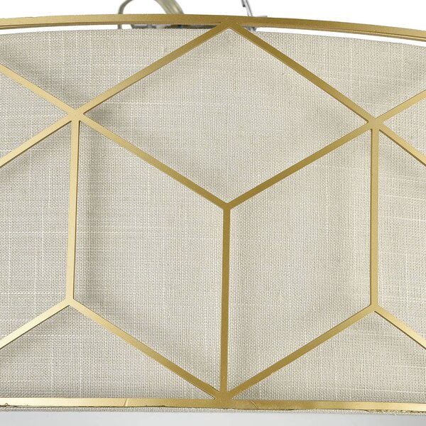 Maytoni Plafoniera soffitto Messina, dimmerabile, Ottone / Oro, Soggiorno / Sala da pranzo, Metallo, Moderno, Plafoniera